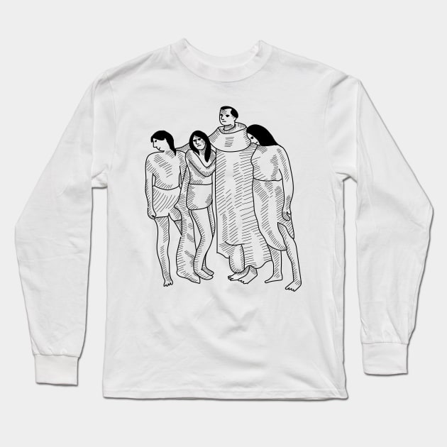 Fray Long Sleeve T-Shirt by Digilogos